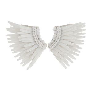 White Mignonne Gavigan Mini Madeline Earrings